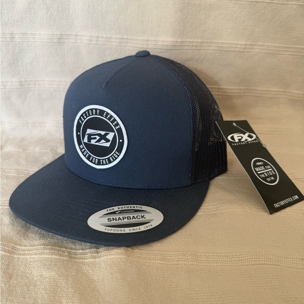 Navy Blue Snapback Hat